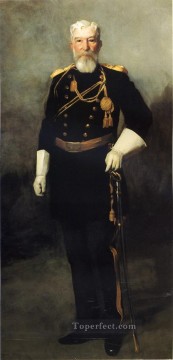  david deco art - Portrait of Colonel David Perry 9th U S Cavalry Ashcan School Robert Henri